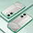 Custodia Silicone Trasparente Ultra Sottile Cover Morbida SY1 per Oppo A58 5G Verde