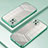Custodia Silicone Trasparente Ultra Sottile Cover Morbida SY1 per Oppo A92s 5G Verde