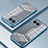 Custodia Silicone Trasparente Ultra Sottile Cover Morbida SY1 per Realme 11 5G Blu