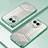Custodia Silicone Trasparente Ultra Sottile Cover Morbida SY1 per Realme 11 5G Verde
