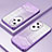 Custodia Silicone Trasparente Ultra Sottile Cover Morbida SY2 per Huawei Honor 100 Pro 5G Viola