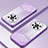 Custodia Silicone Trasparente Ultra Sottile Cover Morbida SY2 per Huawei Mate 40 Pro+ Plus Viola