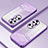 Custodia Silicone Trasparente Ultra Sottile Cover Morbida SY2 per Huawei P50 Pro Viola