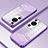 Custodia Silicone Trasparente Ultra Sottile Cover Morbida SY2 per Huawei P60 Viola