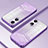 Custodia Silicone Trasparente Ultra Sottile Cover Morbida SY2 per Oppo A58 5G Viola