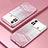 Custodia Silicone Trasparente Ultra Sottile Cover Morbida SY2 per Xiaomi Poco X4 Pro 5G Oro Rosa