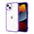 Custodia Silicone Trasparente Ultra Sottile Cover Morbida YJ1 per Apple iPhone 13 Viola