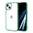 Custodia Silicone Trasparente Ultra Sottile Cover Morbida YJ2 per Apple iPhone 13 Verde Notte