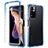 Custodia Silicone Trasparente Ultra Sottile Morbida Cover Fronte e Retro 360 Gradi Sfumato JX1 per Xiaomi Mi 11i 5G (2022) Blu