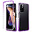 Custodia Silicone Trasparente Ultra Sottile Morbida Cover Fronte e Retro 360 Gradi Sfumato JX1 per Xiaomi Mi 11i 5G (2022) Viola