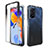 Custodia Silicone Trasparente Ultra Sottile Morbida Cover Fronte e Retro 360 Gradi Sfumato JX1 per Xiaomi Redmi Note 11 Pro 4G Nero