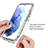 Custodia Silicone Trasparente Ultra Sottile Morbida Cover Fronte e Retro 360 Gradi Sfumato M01 per Samsung Galaxy S22 5G