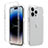 Custodia Silicone Trasparente Ultra Sottile Morbida Cover Fronte e Retro 360 Gradi Sfumato per Apple iPhone 15 Pro Chiaro