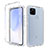 Custodia Silicone Trasparente Ultra Sottile Morbida Cover Fronte e Retro 360 Gradi Sfumato per Google Pixel 5 XL 5G