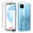 Custodia Silicone Trasparente Ultra Sottile Morbida Cover Fronte e Retro 360 Gradi Sfumato per Realme C21Y