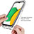 Custodia Silicone Trasparente Ultra Sottile Morbida Cover Fronte e Retro 360 Gradi Sfumato per Samsung Galaxy A03 Core