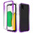 Custodia Silicone Trasparente Ultra Sottile Morbida Cover Fronte e Retro 360 Gradi Sfumato per Samsung Galaxy A03 Core Viola