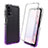 Custodia Silicone Trasparente Ultra Sottile Morbida Cover Fronte e Retro 360 Gradi Sfumato per Samsung Galaxy A13 4G Viola