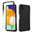 Custodia Silicone Trasparente Ultra Sottile Morbida Cover Fronte e Retro 360 Gradi Sfumato per Samsung Galaxy A22s 5G Grigio Scuro