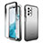 Custodia Silicone Trasparente Ultra Sottile Morbida Cover Fronte e Retro 360 Gradi Sfumato per Samsung Galaxy A23 4G Grigio Scuro