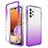 Custodia Silicone Trasparente Ultra Sottile Morbida Cover Fronte e Retro 360 Gradi Sfumato per Samsung Galaxy A32 4G Viola