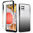 Custodia Silicone Trasparente Ultra Sottile Morbida Cover Fronte e Retro 360 Gradi Sfumato per Samsung Galaxy A42 5G Grigio Scuro