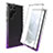 Custodia Silicone Trasparente Ultra Sottile Morbida Cover Fronte e Retro 360 Gradi Sfumato per Samsung Galaxy S21 Ultra 5G