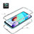 Custodia Silicone Trasparente Ultra Sottile Morbida Cover Fronte e Retro 360 Gradi Sfumato per Xiaomi Redmi 10 4G