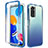 Custodia Silicone Trasparente Ultra Sottile Morbida Cover Fronte e Retro 360 Gradi Sfumato per Xiaomi Redmi Note 11 Pro 4G Blu