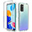 Custodia Silicone Trasparente Ultra Sottile Morbida Cover Fronte e Retro 360 Gradi Sfumato per Xiaomi Redmi Note 11 Pro 4G Chiaro
