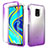 Custodia Silicone Trasparente Ultra Sottile Morbida Cover Fronte e Retro 360 Gradi Sfumato per Xiaomi Redmi Note 9S Viola