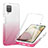 Custodia Silicone Trasparente Ultra Sottile Morbida Cover Fronte e Retro 360 Gradi Sfumato YB1 per Samsung Galaxy M12