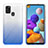 Custodia Silicone Trasparente Ultra Sottile Morbida Cover Fronte e Retro 360 Gradi Sfumato YB2 per Samsung Galaxy A21s