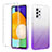 Custodia Silicone Trasparente Ultra Sottile Morbida Cover Fronte e Retro 360 Gradi Sfumato ZJ2 per Samsung Galaxy A52s 5G Viola