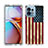 Custodia Silicone Trasparente Ultra Sottile Morbida Cover Fronte e Retro 360 JX1 per Motorola Moto Edge 40 Pro 5G Multicolore