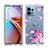 Custodia Silicone Trasparente Ultra Sottile Morbida Cover Fronte e Retro 360 JX1 per Motorola Moto Edge Plus (2023) 5G