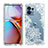 Custodia Silicone Trasparente Ultra Sottile Morbida Cover Fronte e Retro 360 JX1 per Motorola Moto Edge Plus (2023) 5G