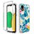 Custodia Silicone Trasparente Ultra Sottile Morbida Cover Fronte e Retro 360 JX1 per Samsung Galaxy A03 Core Cielo Blu