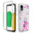 Custodia Silicone Trasparente Ultra Sottile Morbida Cover Fronte e Retro 360 JX1 per Samsung Galaxy A03 Core Rosa