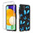 Custodia Silicone Trasparente Ultra Sottile Morbida Cover Fronte e Retro 360 JX1 per Samsung Galaxy A22 5G Blu