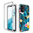 Custodia Silicone Trasparente Ultra Sottile Morbida Cover Fronte e Retro 360 JX1 per Samsung Galaxy A23 4G Cielo Blu