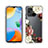 Custodia Silicone Trasparente Ultra Sottile Morbida Cover Fronte e Retro 360 JX1 per Xiaomi Redmi 10 Power Marrone