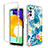 Custodia Silicone Trasparente Ultra Sottile Morbida Cover Fronte e Retro 360 JX3 per Samsung Galaxy A02s Cielo Blu