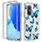 Custodia Silicone Trasparente Ultra Sottile Morbida Cover Fronte e Retro 360 per Huawei Honor 50 SE 5G Blu