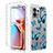 Custodia Silicone Trasparente Ultra Sottile Morbida Cover Fronte e Retro 360 per Motorola Moto Edge Plus (2023) 5G Blu