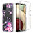 Custodia Silicone Trasparente Ultra Sottile Morbida Cover Fronte e Retro 360 per Samsung Galaxy A12 Nacho Rosa