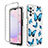 Custodia Silicone Trasparente Ultra Sottile Morbida Cover Fronte e Retro 360 per Samsung Galaxy A13 4G Blu