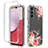 Custodia Silicone Trasparente Ultra Sottile Morbida Cover Fronte e Retro 360 per Samsung Galaxy A14 5G Oro Rosa