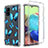 Custodia Silicone Trasparente Ultra Sottile Morbida Cover Fronte e Retro 360 per Samsung Galaxy A71 5G Blu