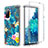 Custodia Silicone Trasparente Ultra Sottile Morbida Cover Fronte e Retro 360 per Samsung Galaxy S20 FE 4G Cielo Blu